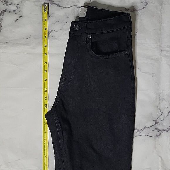 Everlane Women's Black High Rise Straight Jeans - Picture 9 of 9